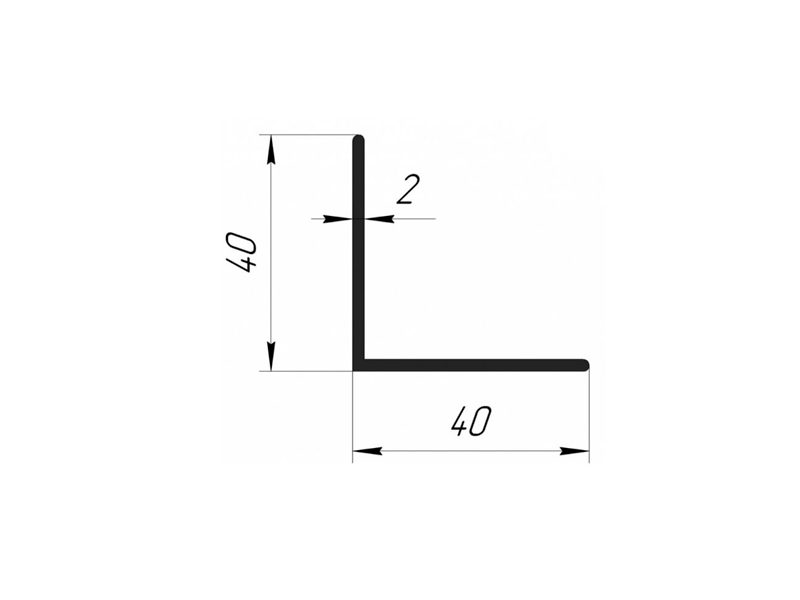 Уголок пвх размеры